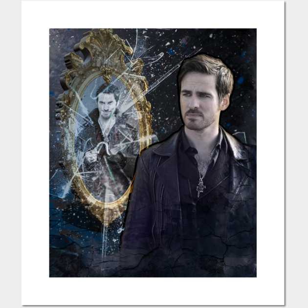 OUAT - Shattered - Killian Jones - Hook Wall Art by vickytoriaq